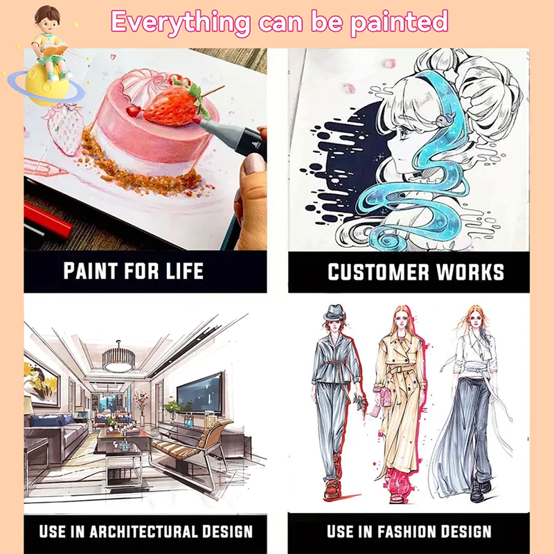 Permanent Color Development Markers
