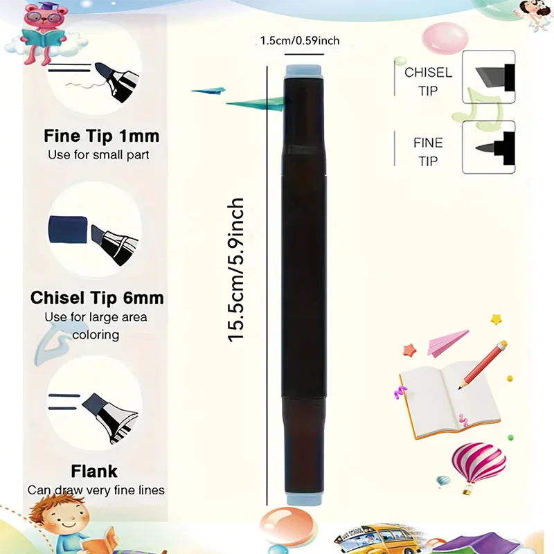 Permanent Color Development Markers