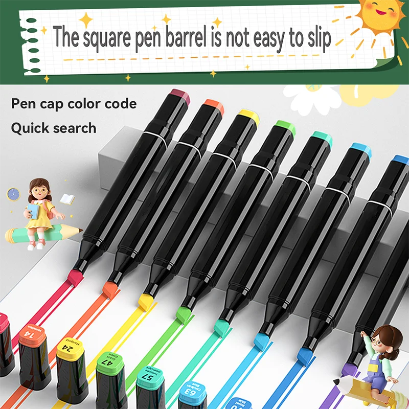 Permanent Color Development Markers