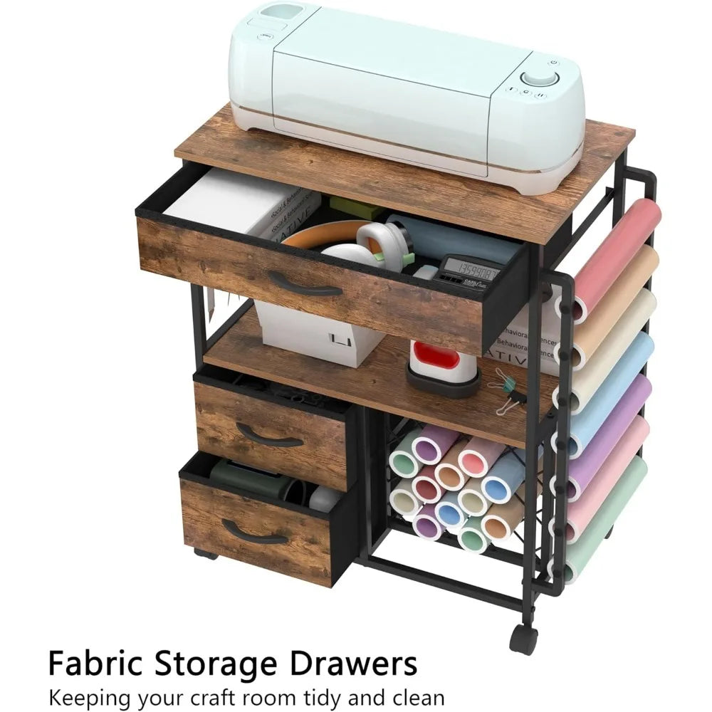 Storage Cart For Cricut Machines