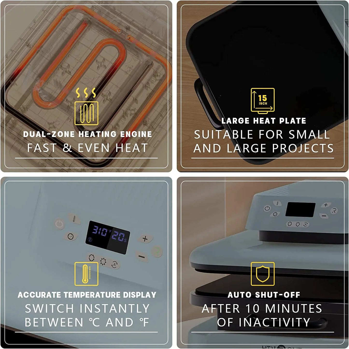 Auto Heat Press Machine DIY Iron On