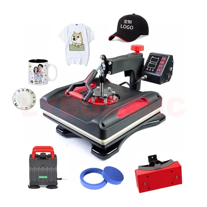 Combo Printer, Mini Heat Press