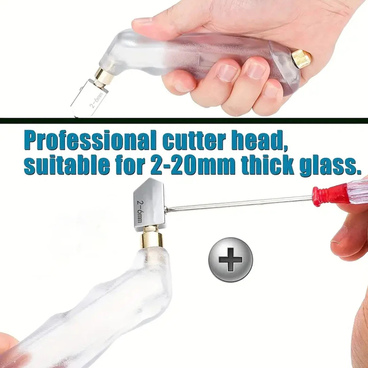 Ergonomic Grip Tungsten Carbide Glass Cutting Tools
