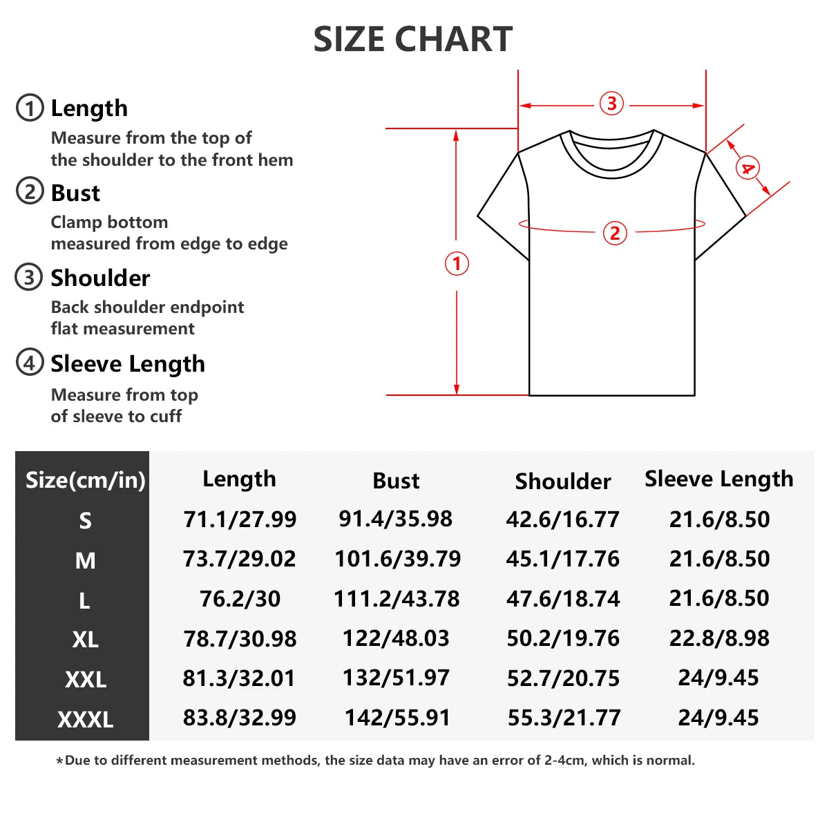 Custom T-shirt Male One-Side Print