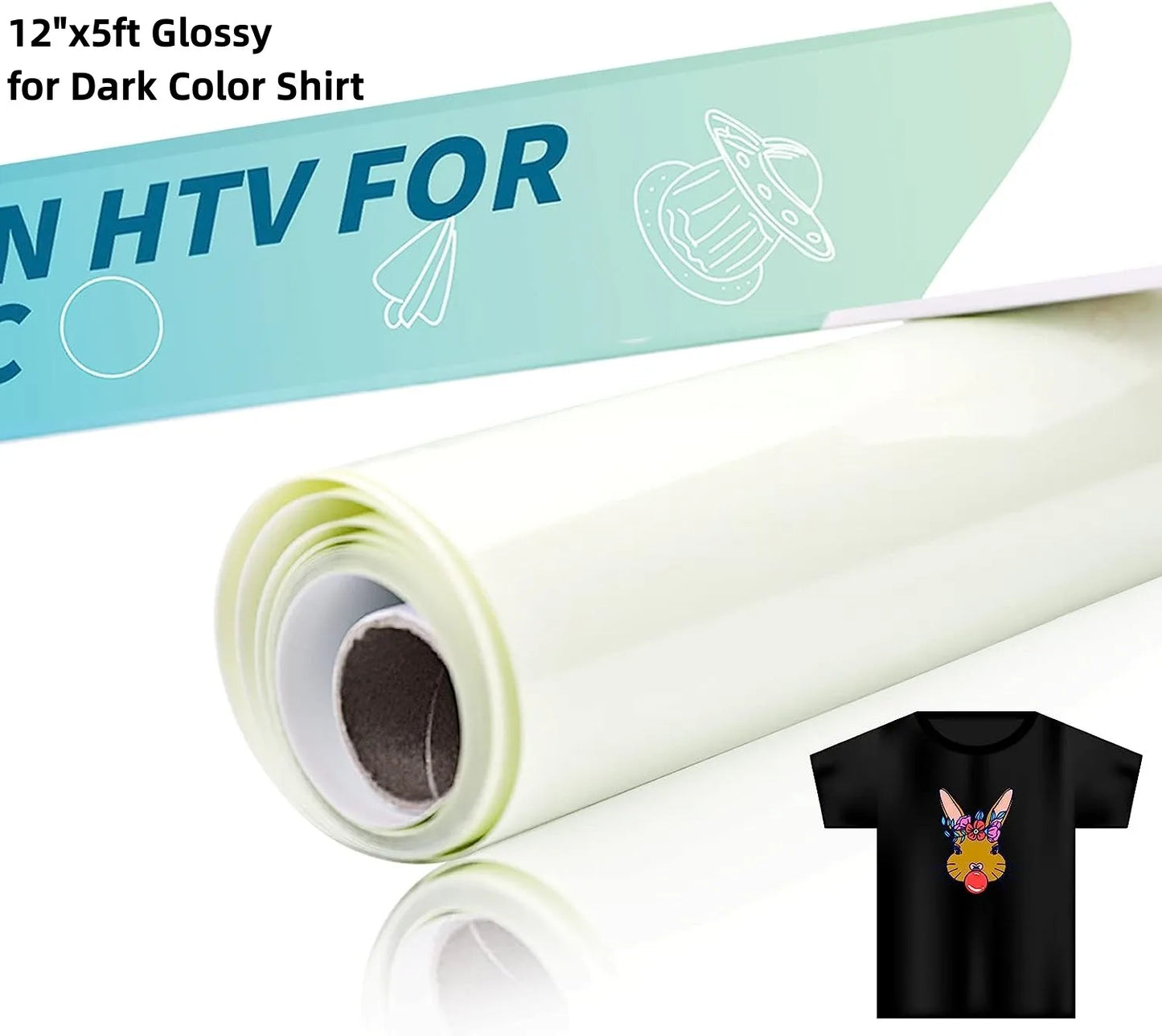 Sublimation HTV Vinyl Dark Light Shirts