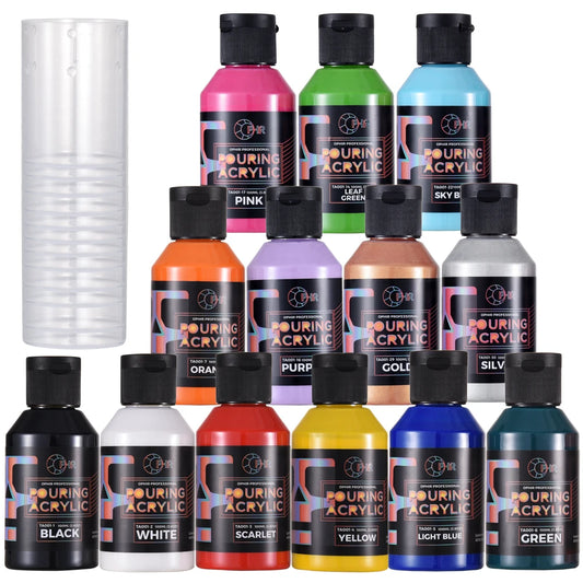 Water-Based High Flow Pouring Acrylic Paint