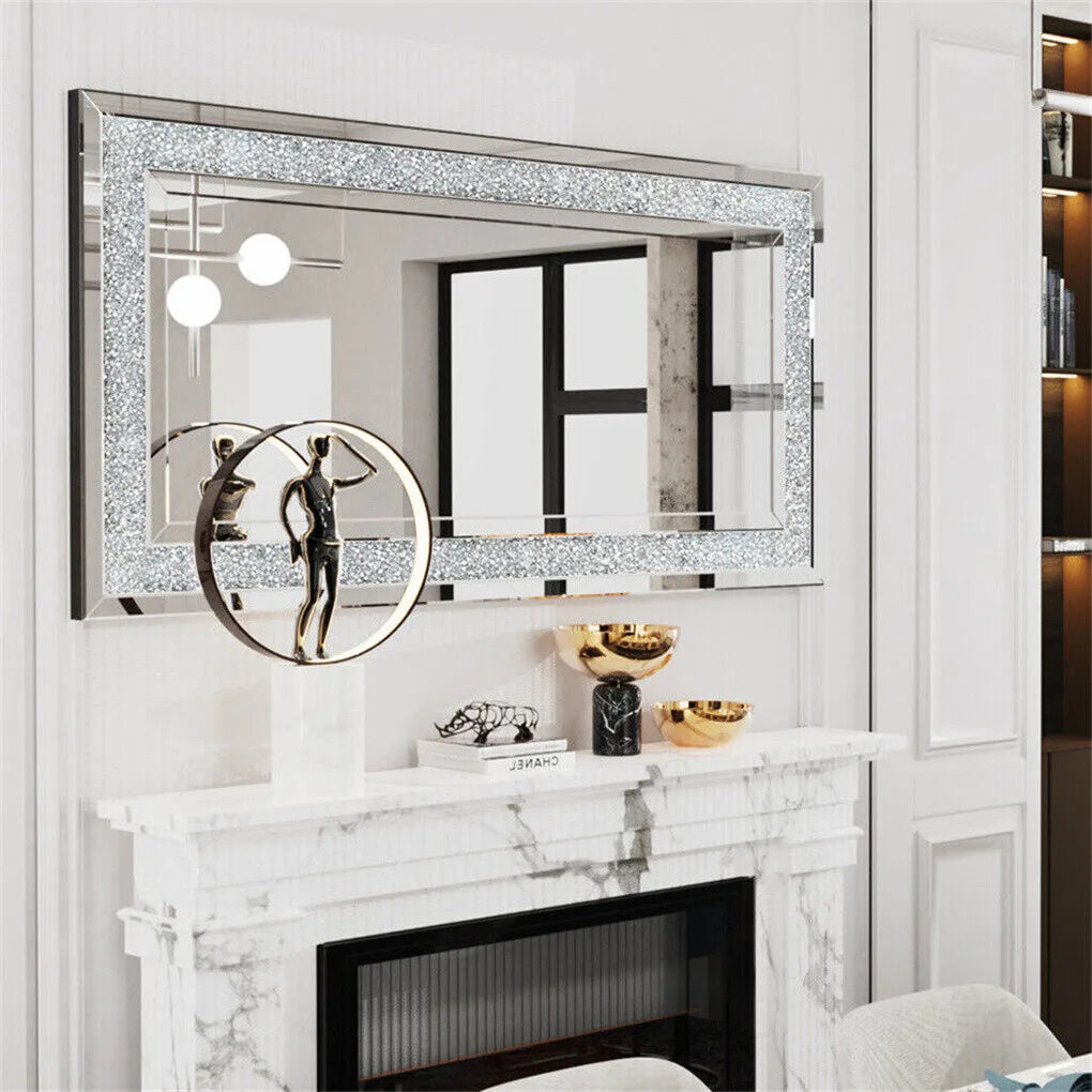 Crystal Crush Diamond Wall Mirror