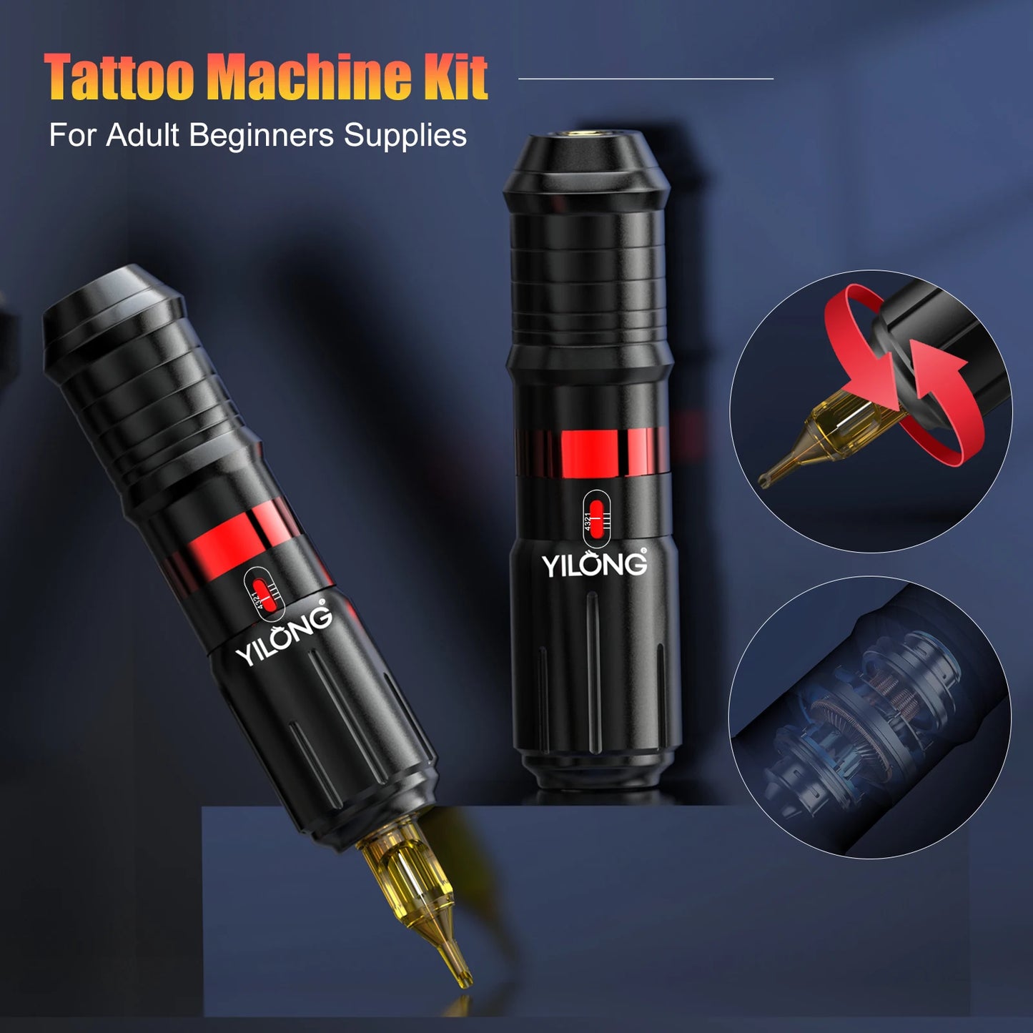 Professional Tattoo Machine Kit Complete