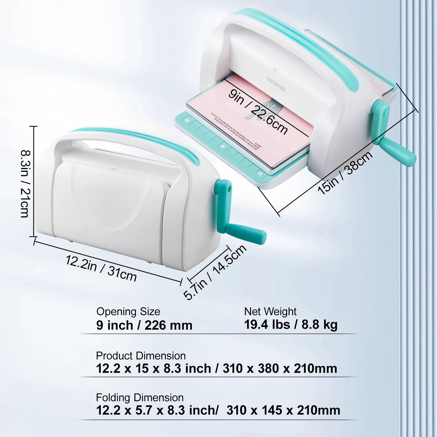 Manual Die Cutting Embossing Machine