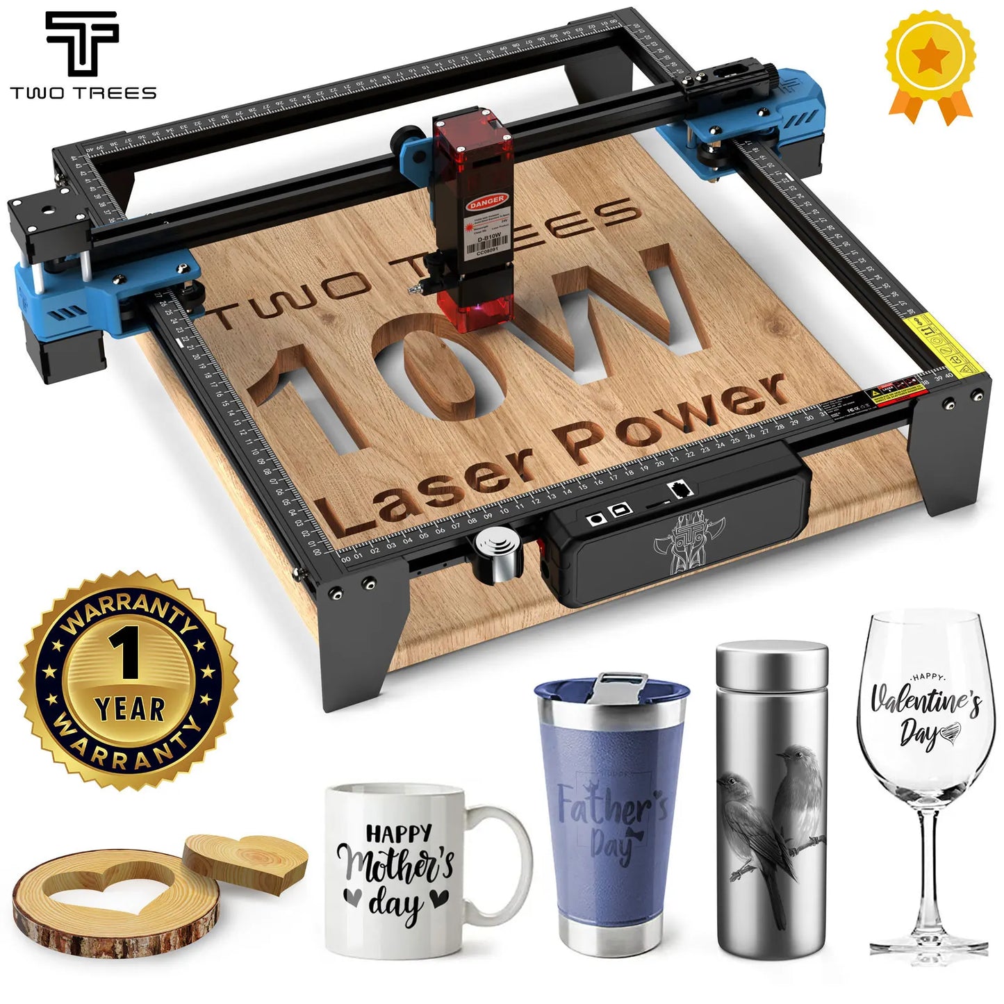 Pro 80W Laser Engraver Stainless Steel