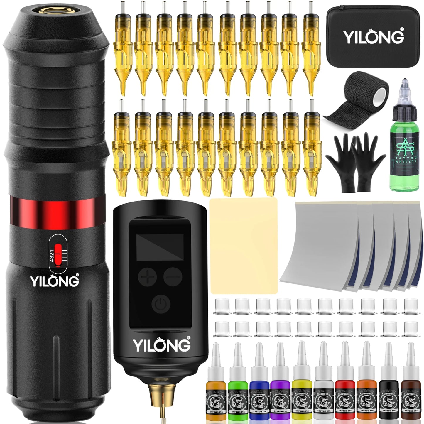 Professional Tattoo Machine Kit Complete