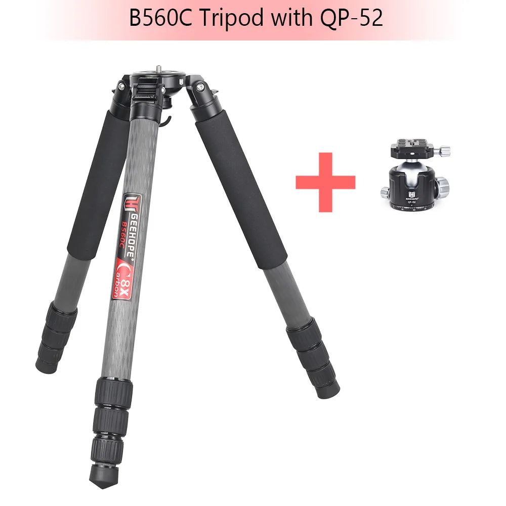 Professional Heavy Carbon Fiber Camera Tripod