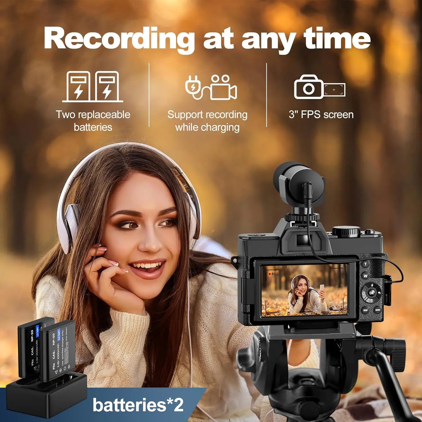 48MP 4K Video Camera
