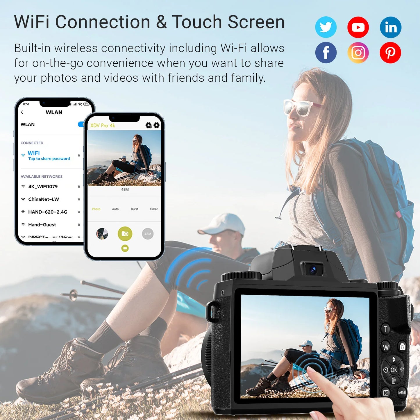 4K Digital Camera Photography Vlogging
