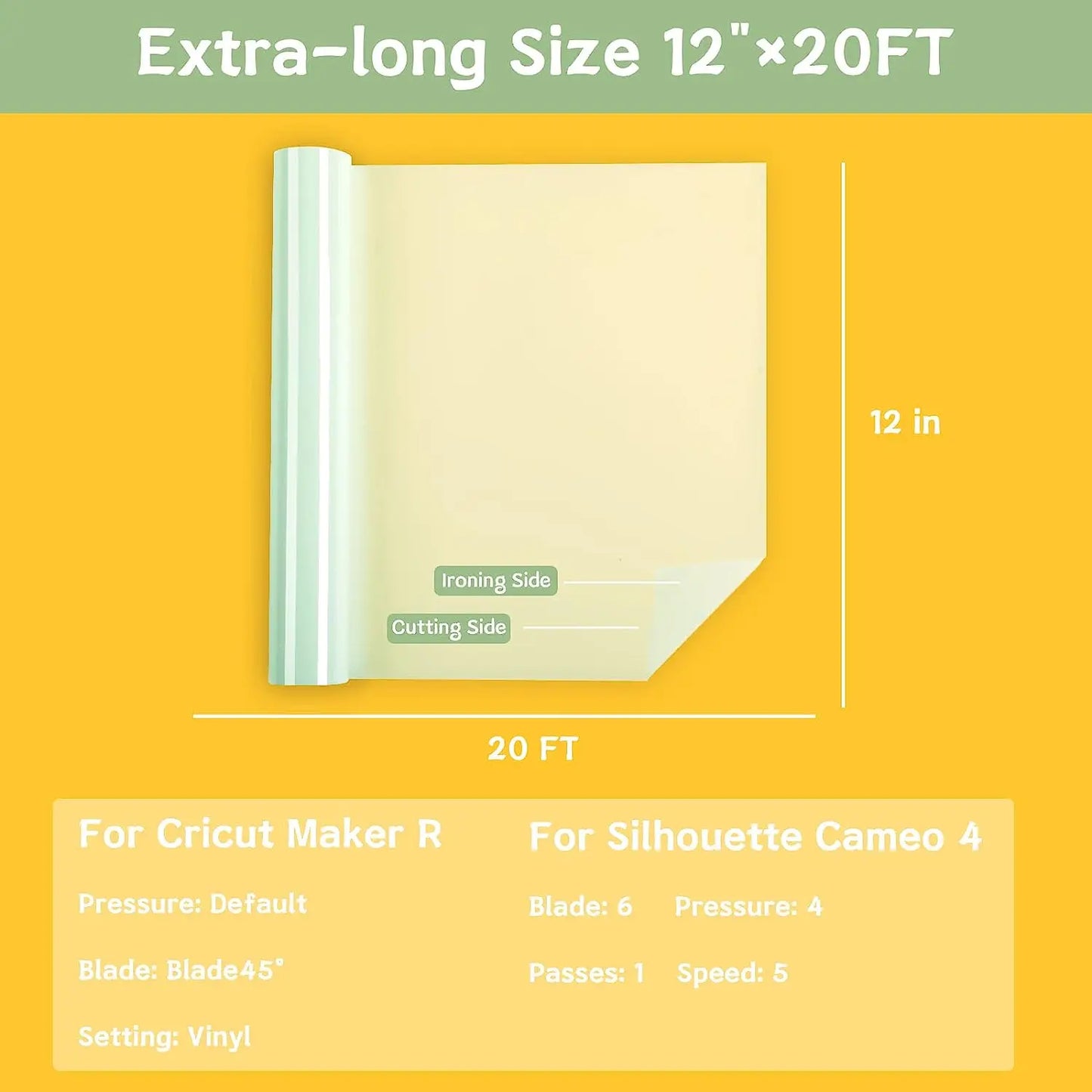 Matte Sublimation Vinyl Light Colored Shirts
