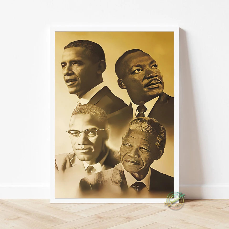 Obama Malcolm X Martin