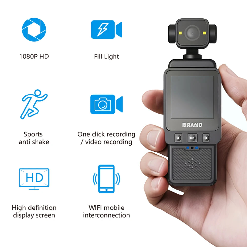 HD 180 ° Rotating Mini Portable Camera