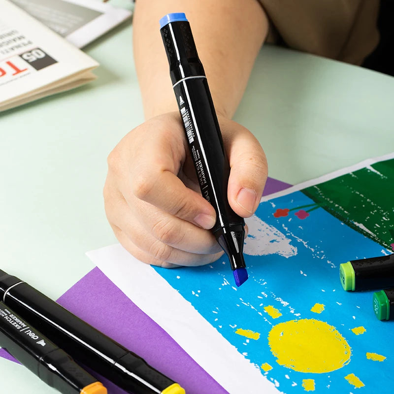 Dual Tips Coloring Marker Pens Highlighters