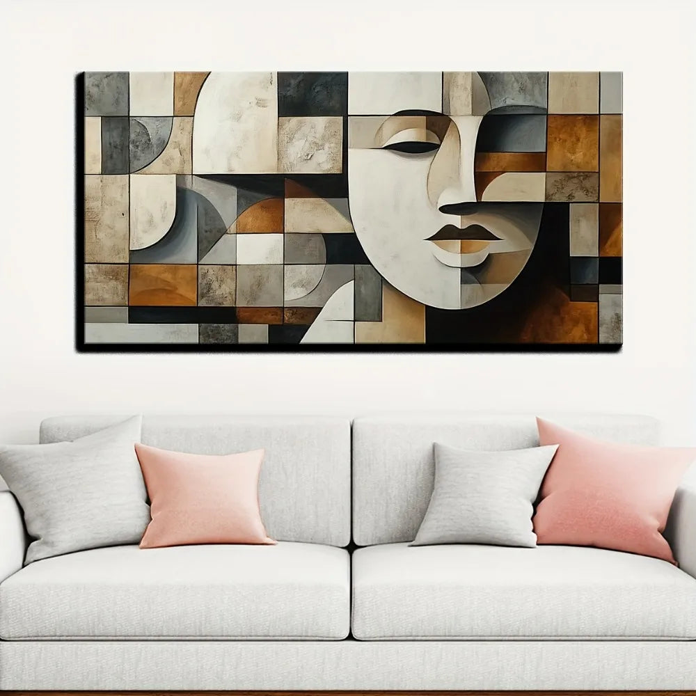 Hand-Painted Abstract Painting