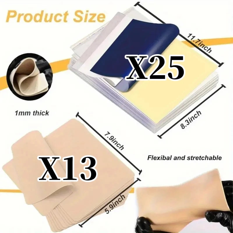 Tattoo Skin Practice Transfer Paper Set