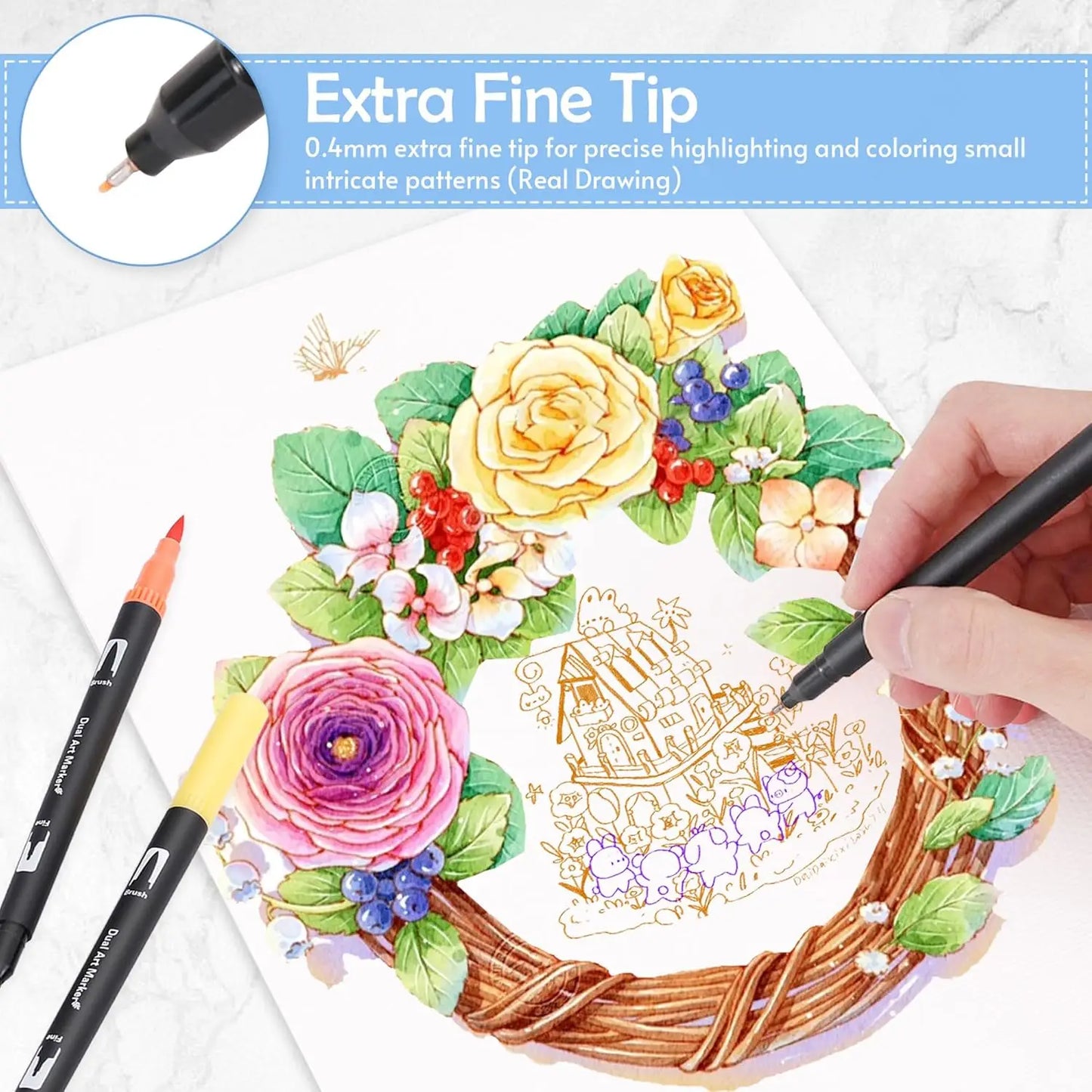 Art Marker Pens Set