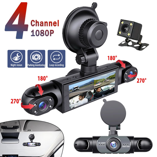 Car DVR Front And Rear Cameras