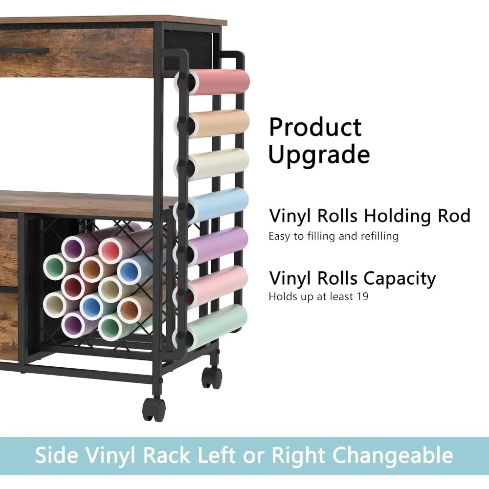 Storage Cart For Cricut Machines