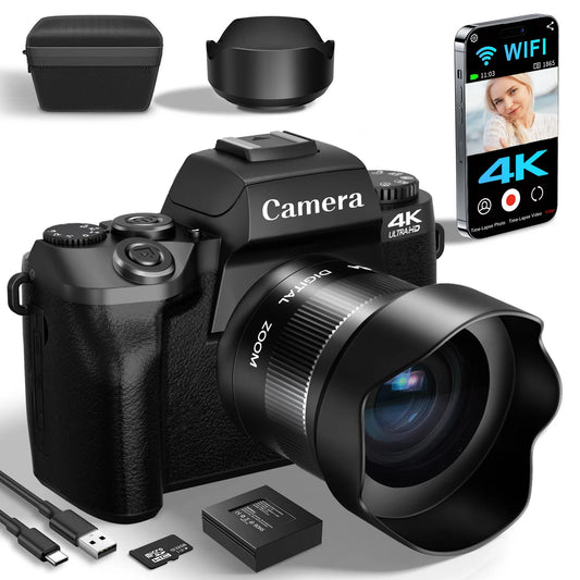 4K Digital Camera Photography Vlogging