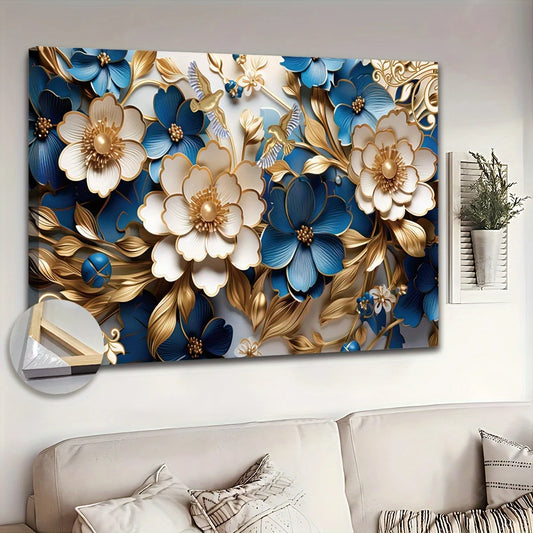 Canvas Wall Art Floral Symphony
