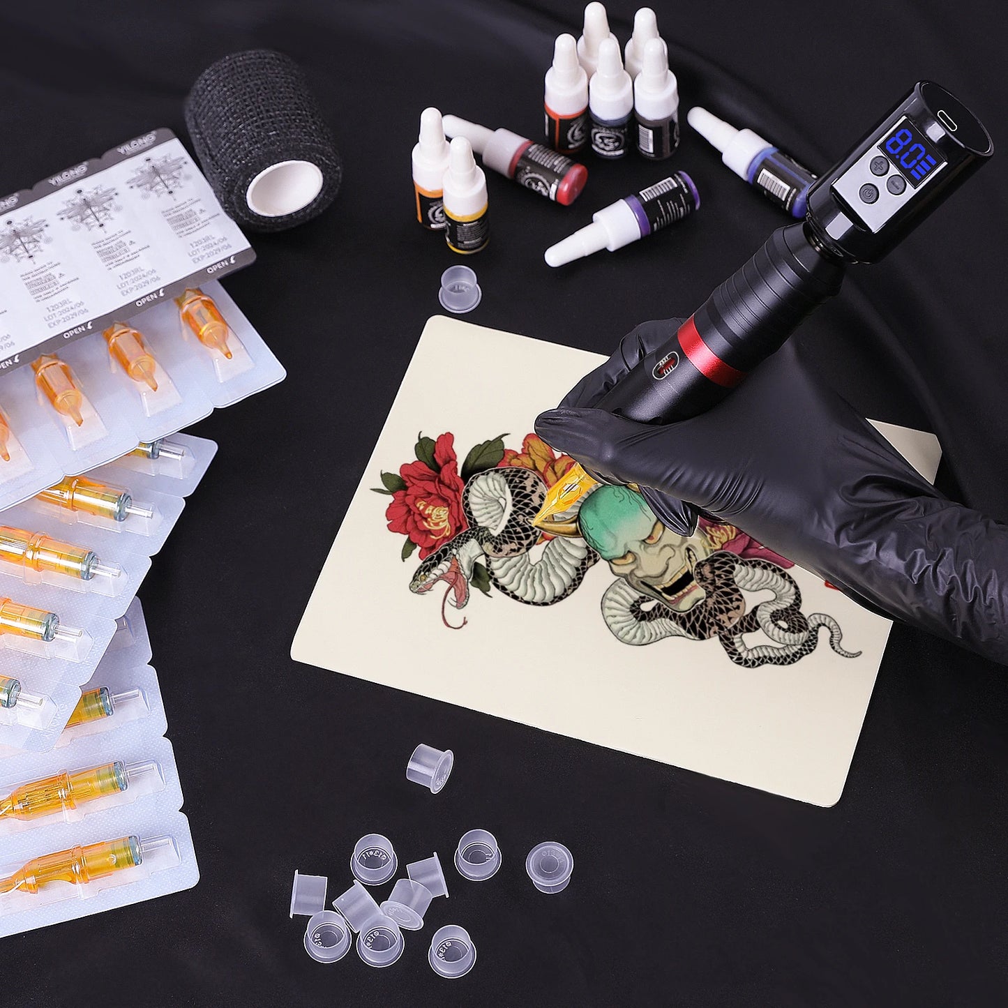 Professional Tattoo Machine Kit Complete