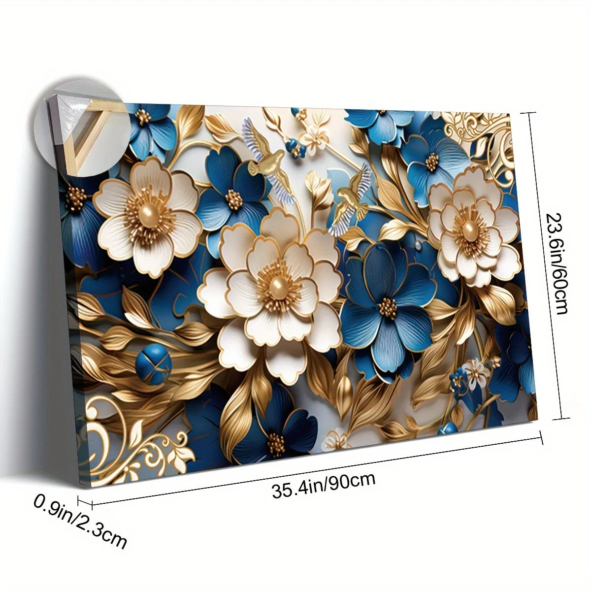 Canvas Wall Art Floral Symphony