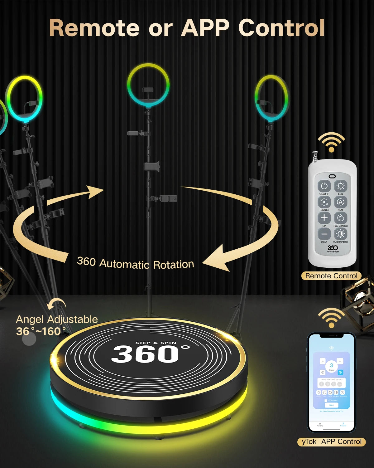 360 Photo Booth Machine Platform