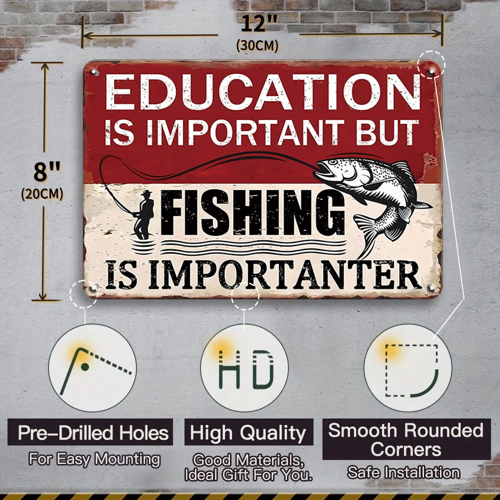 Humorous Fishing Quotes Wall Art