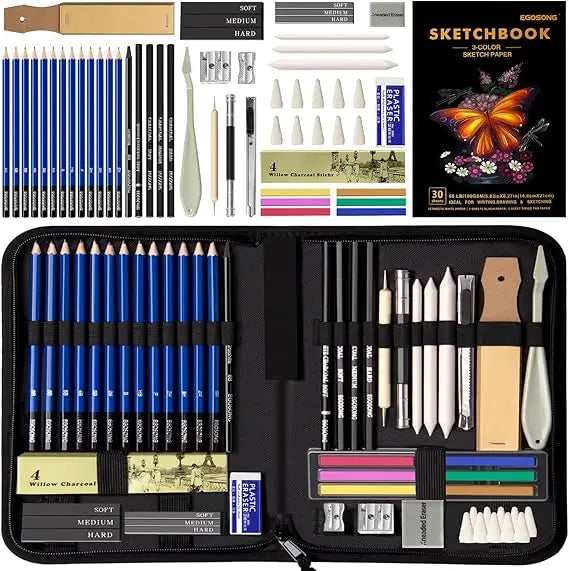 Drawing Set Sketch Pencils Kit