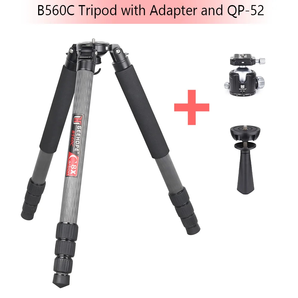 Professional Heavy Carbon Fiber Camera Tripod