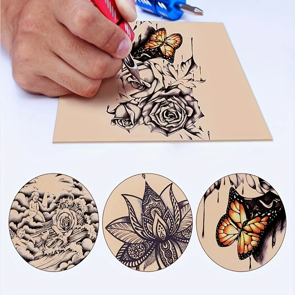 Tattoo Skin Practice Transfer Paper Set