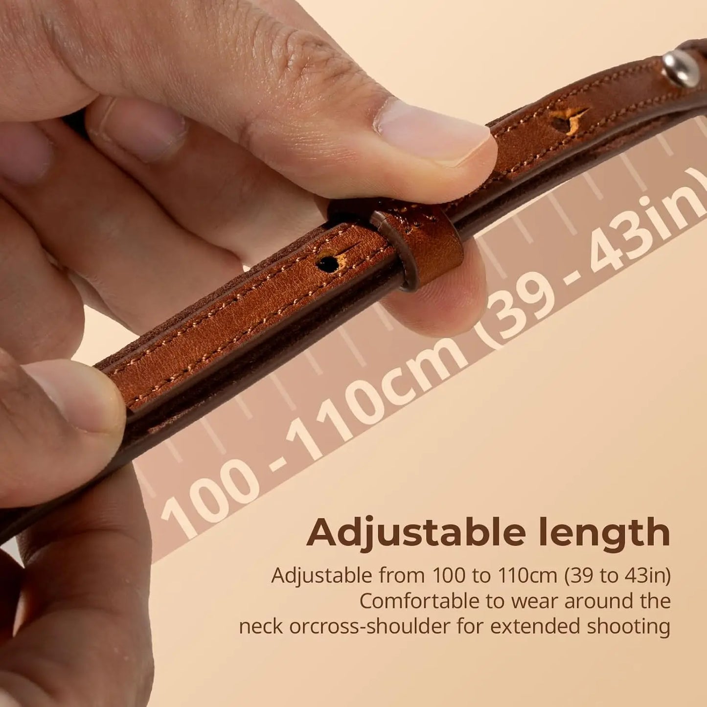 Universal Leather Camera Neck Shoulder Strap