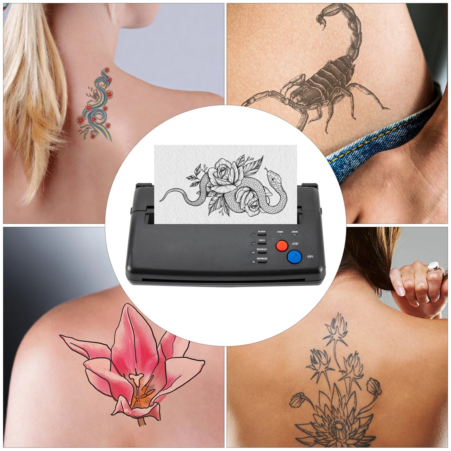 Tattoo Printer High-Definition Transfer