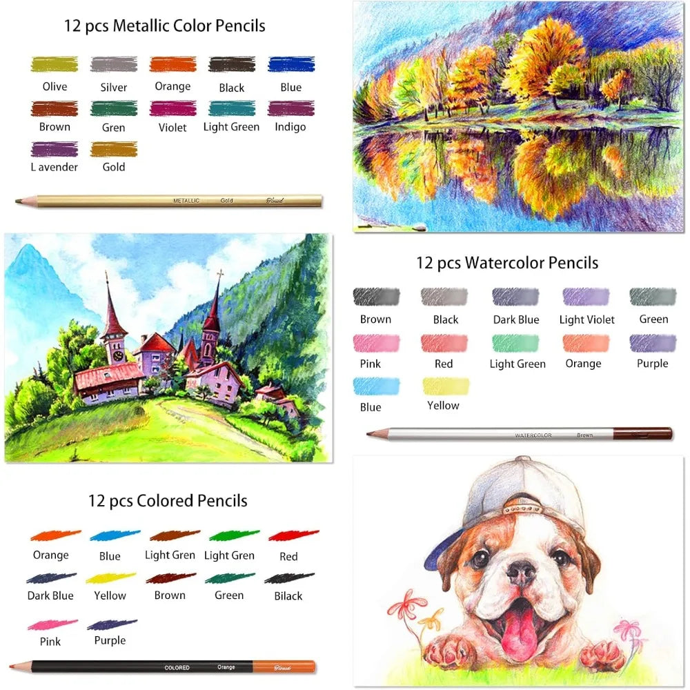 Professional Art Supplies Drawing Set