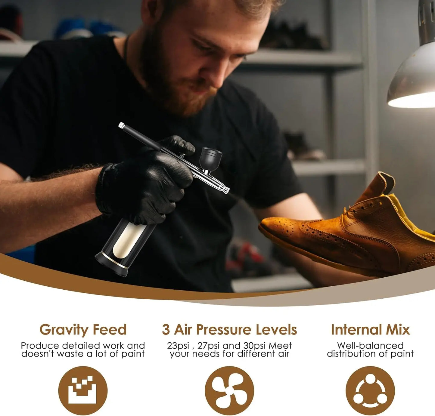 Cordless Airbrush Kit with Compressor
