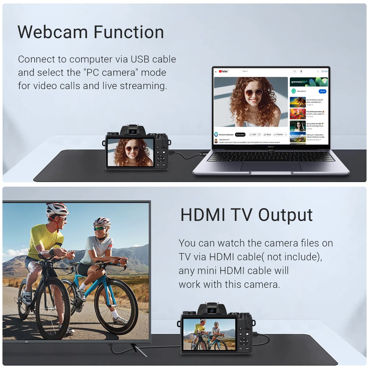 4K Digital Camera Photography Vlogging