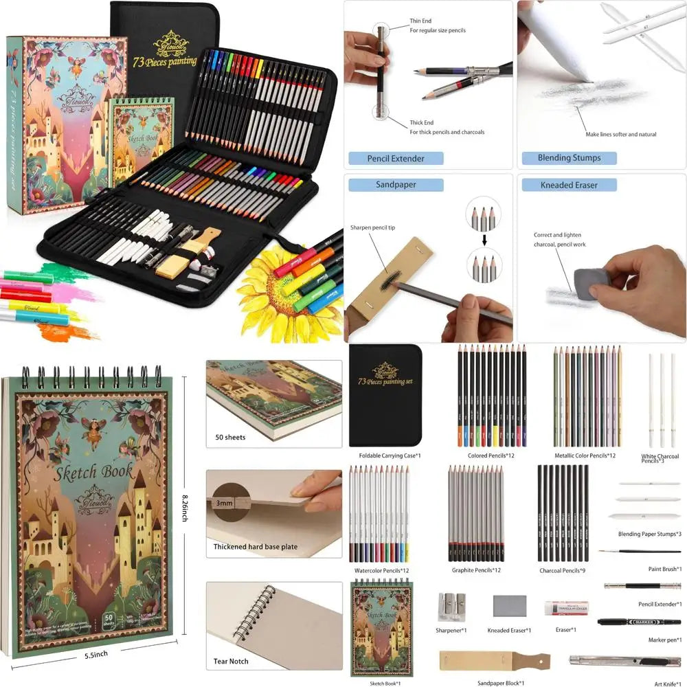 Professional Art Supplies Drawing Set
