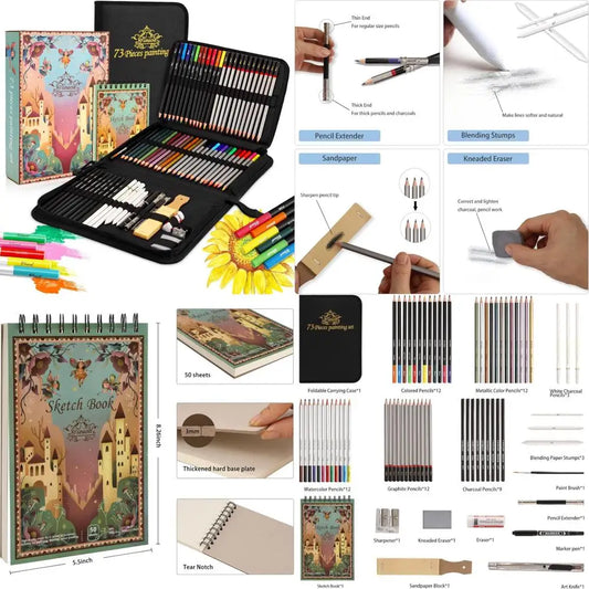 Professional Art Supplies Drawing Set