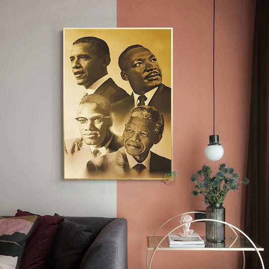 Obama Malcolm X Martin