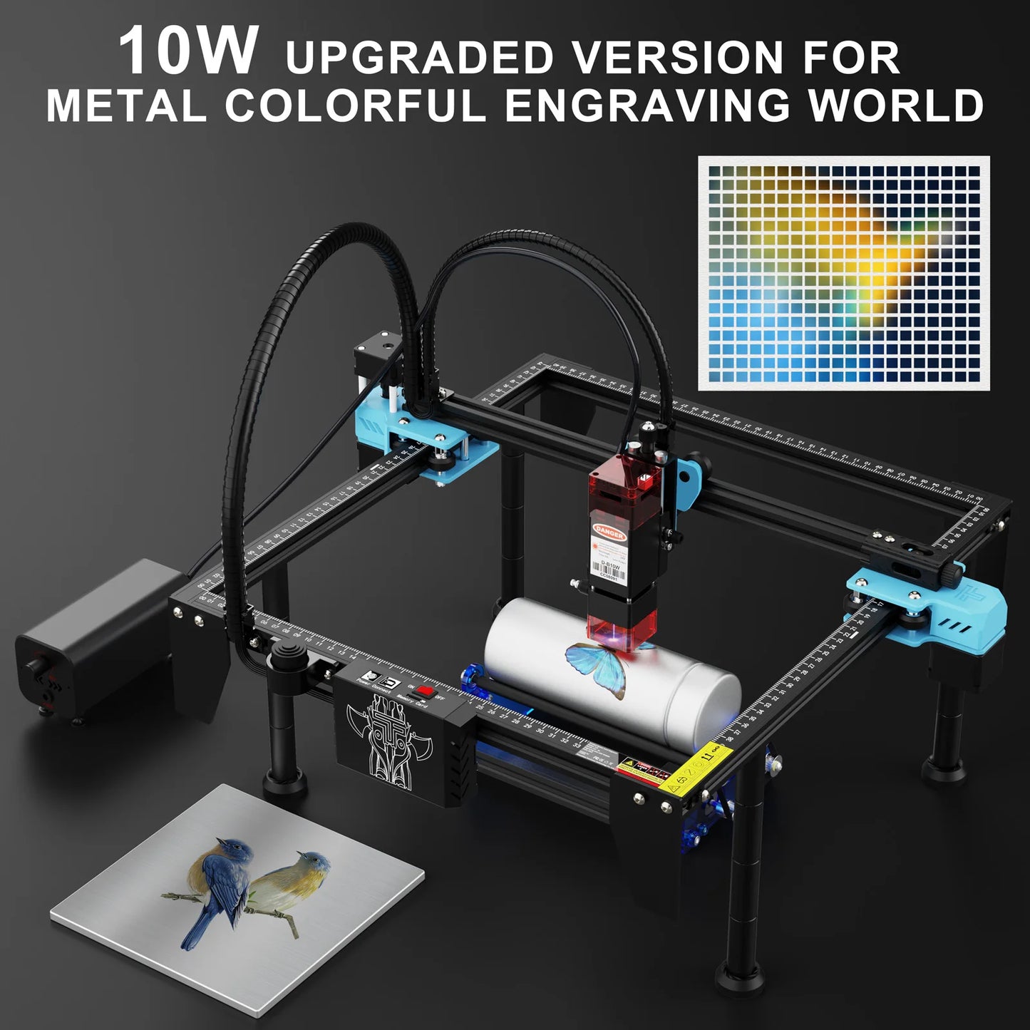Pro 80W Laser Engraver Stainless Steel