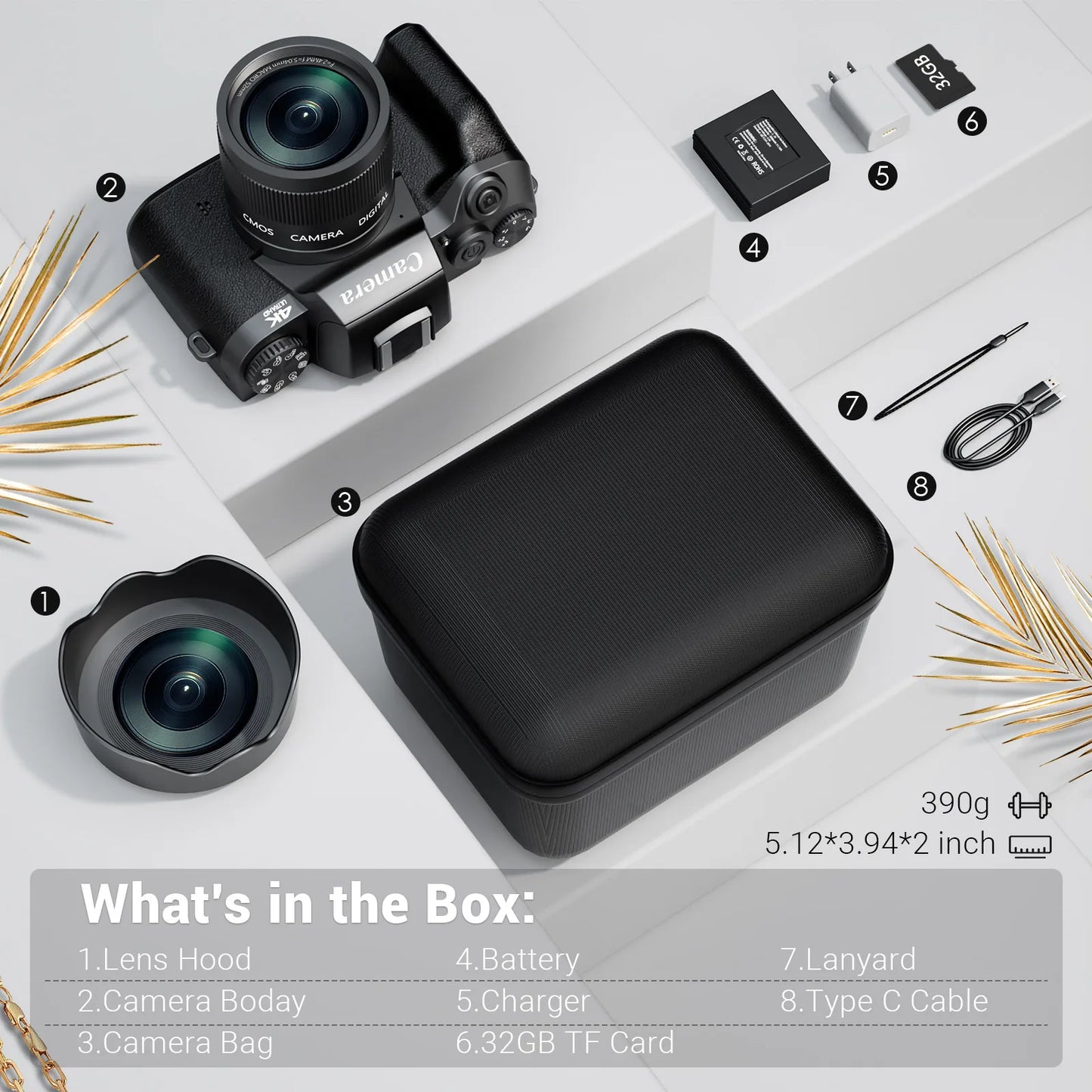 4K Digital Camera Photography Vlogging