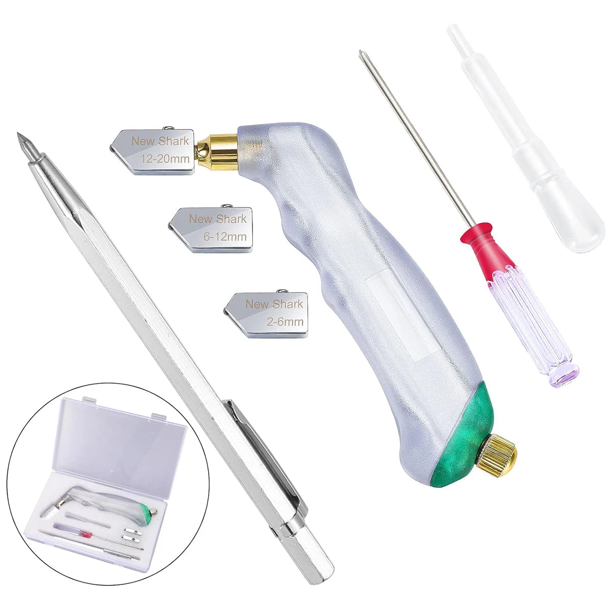 Ergonomic Grip Tungsten Carbide Glass Cutting Tools