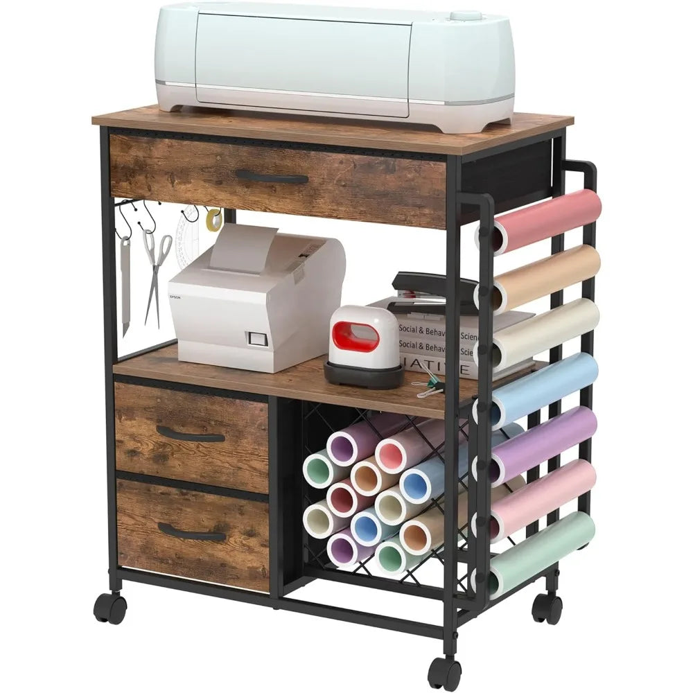 Storage Cart For Cricut Machines