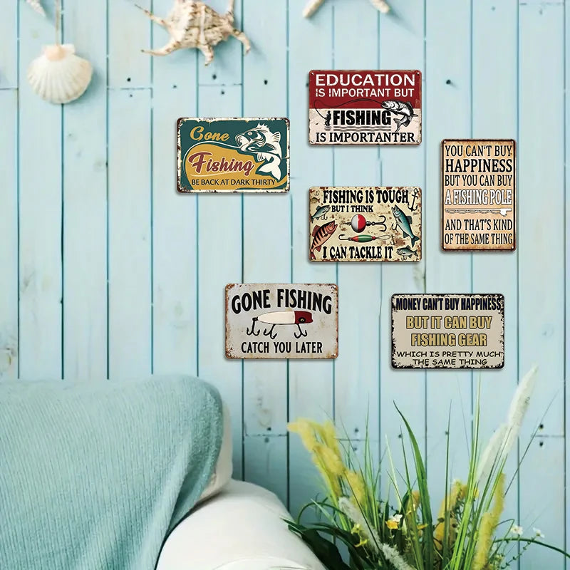 Humorous Fishing Quotes Wall Art