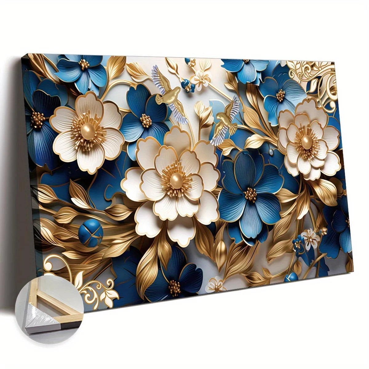 Canvas Wall Art Floral Symphony